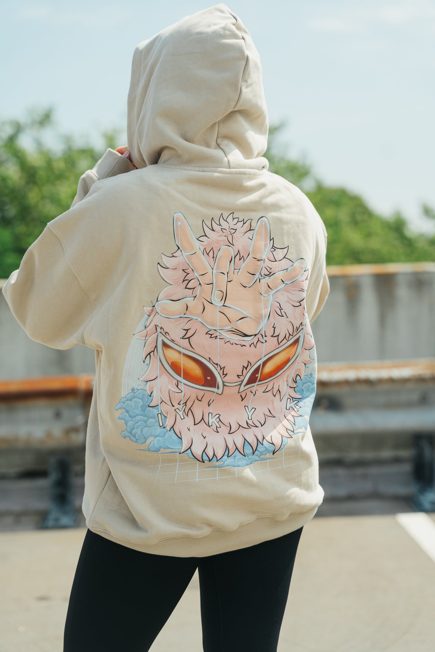 HEAVENLY DEMON TAN HOODIE