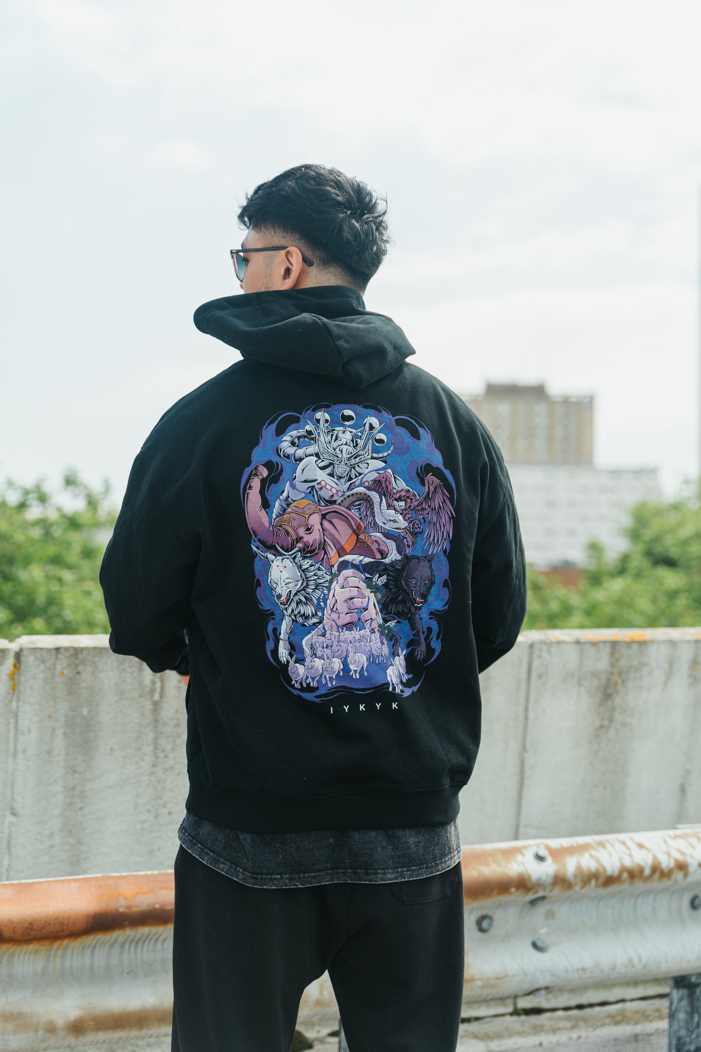 CHIMERA SHADOW GARDEN BLACK HOODIE